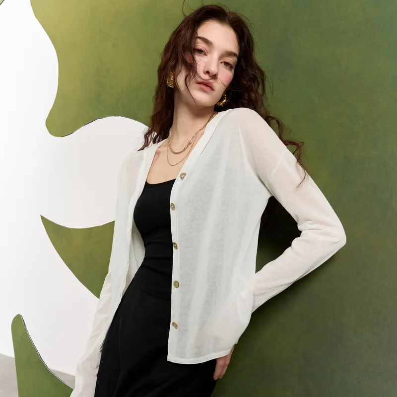 3COLOUR Sweater Women's Pearl White-5