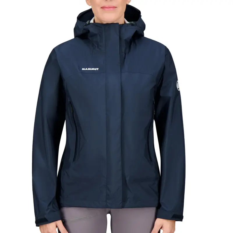 MAMMUT Microlayer 2.0 HS Outdoor Hiking Waterproof And Windproof Windbreaker Jacket Women's-5