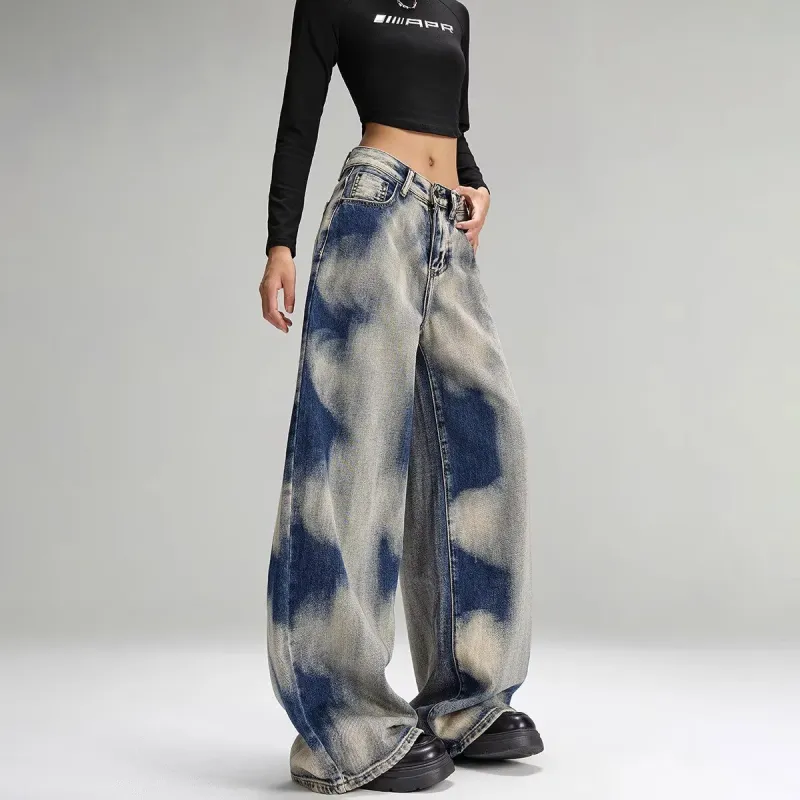 XIANSINIAO Jeans Women's Light Blue-2