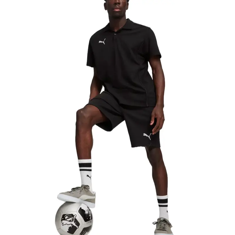 PUMA Soccer Bottoms Men Black-4