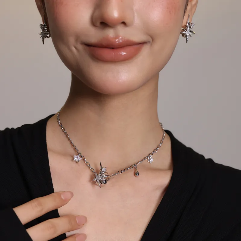 BOONEE ALUS Karat Gold/White Gold Plated Copper Necklaces Women's-2