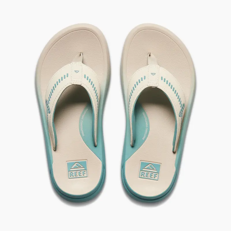 REEF Slip-Resistant Flip Flops Men's Blue-4