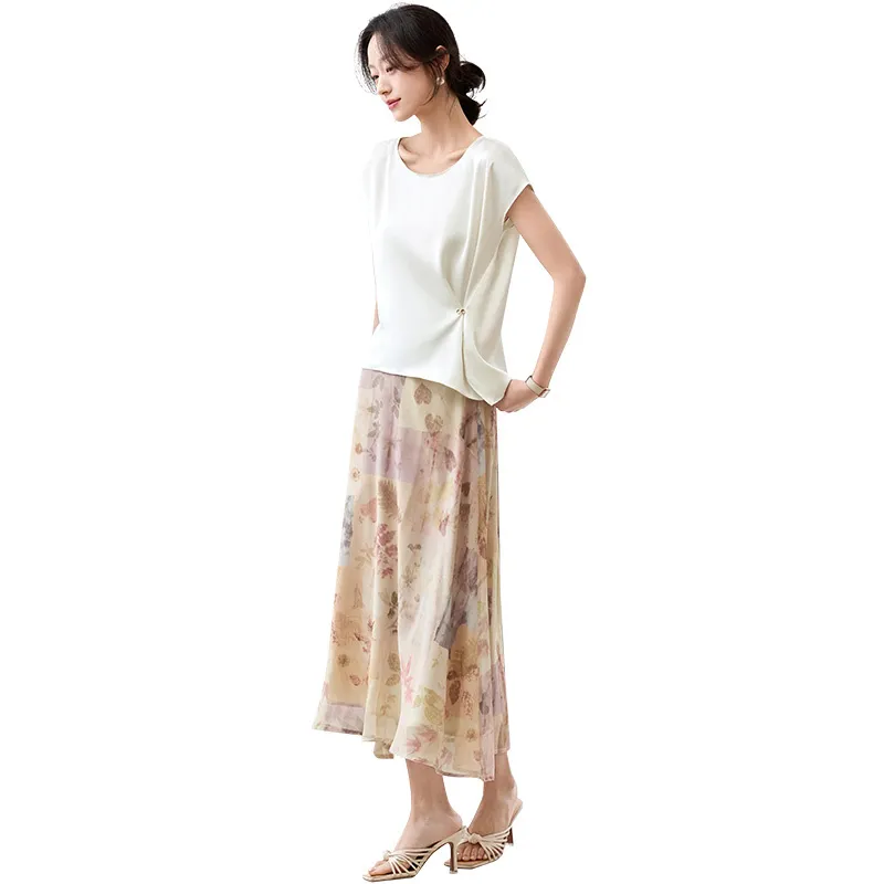 SENTUBILA Chiffon Shirt Women's-21
