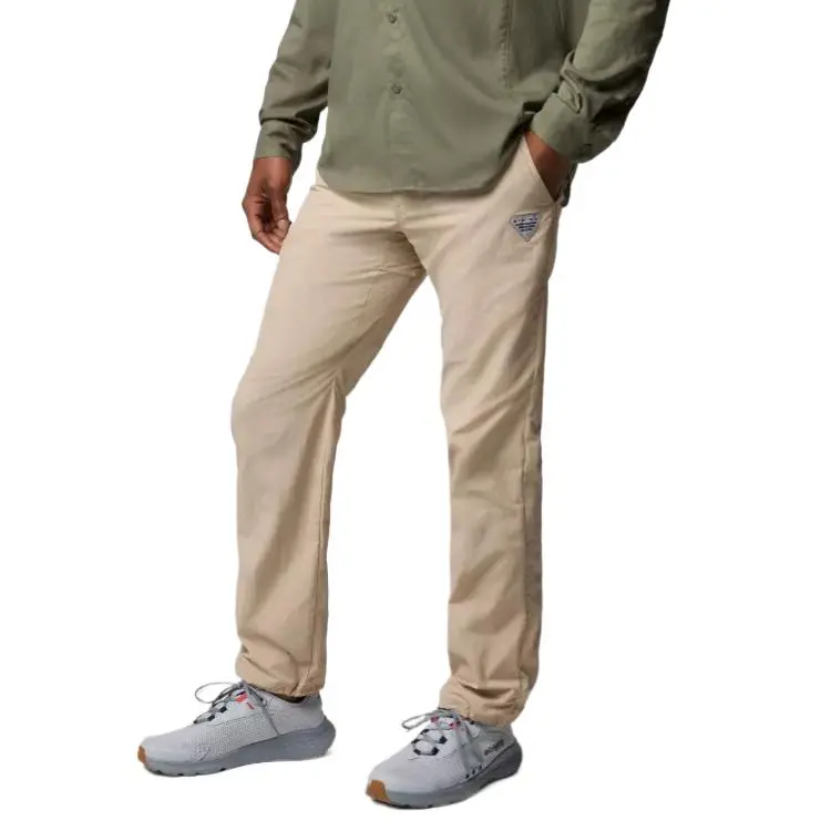 Columbia PFG Flycaster Casual Pants Men's Khaki-2