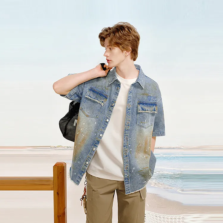 INXX Shirts Unisex Denim Blue-3