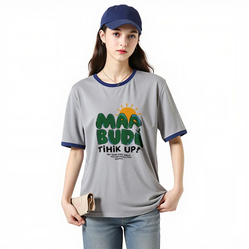 FAIRWHALE Drop Shoulder Sleeve T Shirt Women's-26