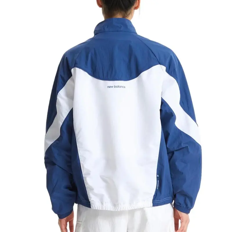New Balance UNI FLYING Trench Coat Women's Blue White 50-1