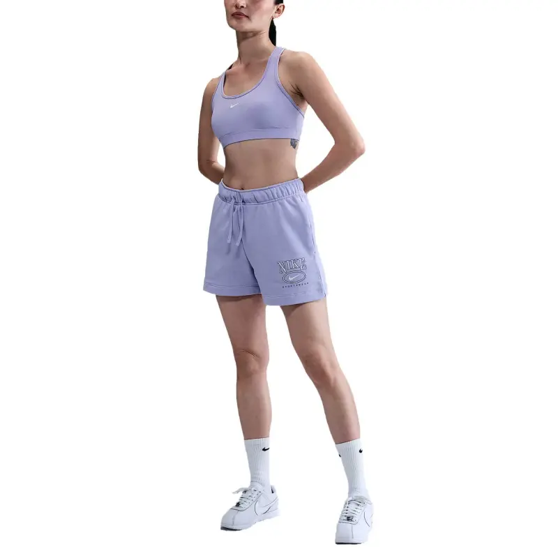 Nike Sportswear Club Casual Shorts Women's Purple-2