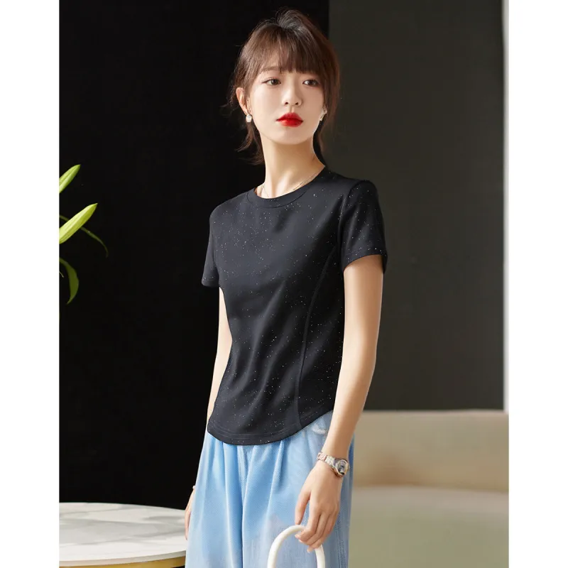 Love Elaine T Shirt Women's Black-2