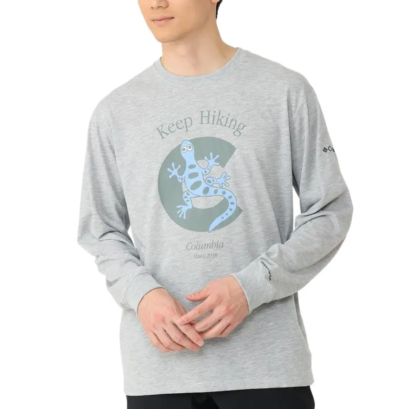 Columbia x Shoji Shimizu Enjoy Mountain Life Omniwick T-Shirt Unisex Gray-2