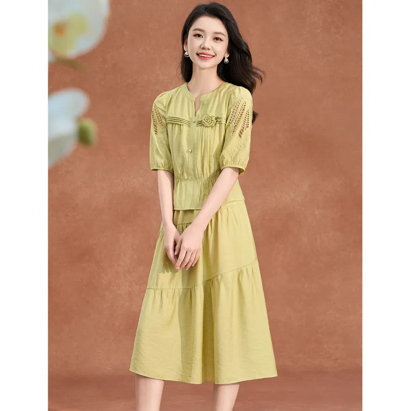 Mylan Short Sleeved Dress Women's-6