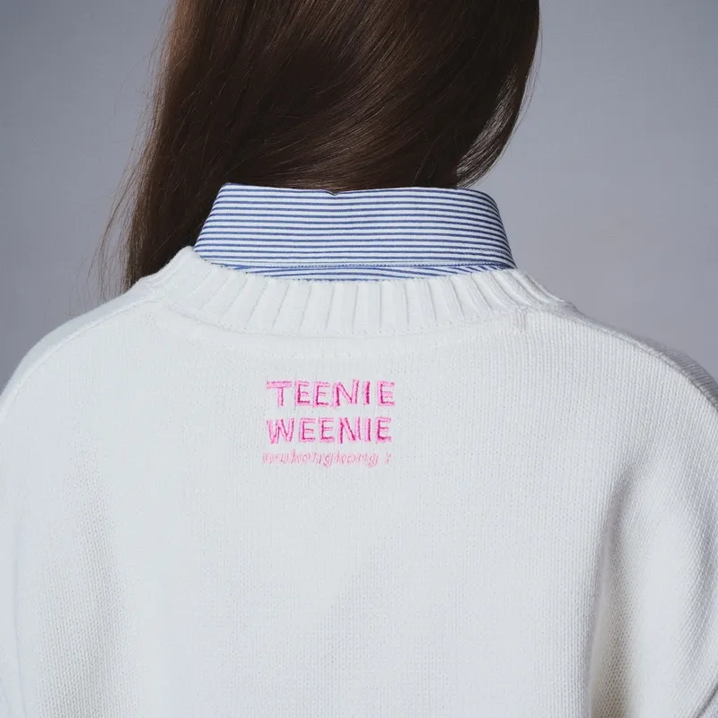 Teenie Weenie Sweaters Women's Ivory White-2