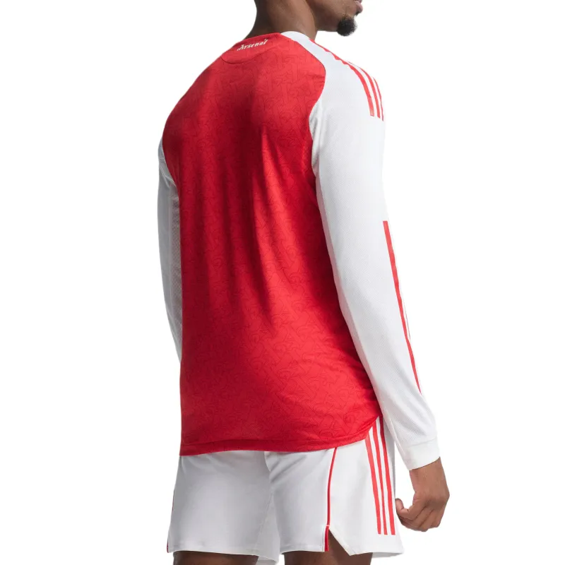 Adidas Free Shipping With AdiClub Arsenal 25/26 Long Sleeve Home Authentic Jersey-3