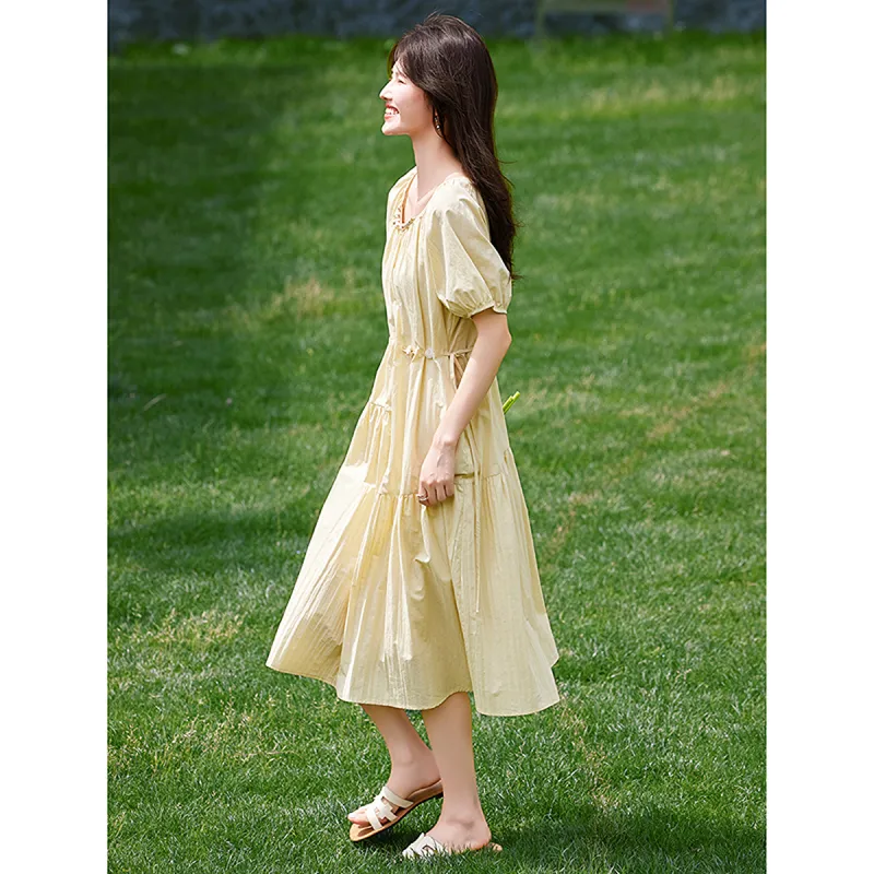 A Paradise For Awakening Short Sleeved Dress Women's-5