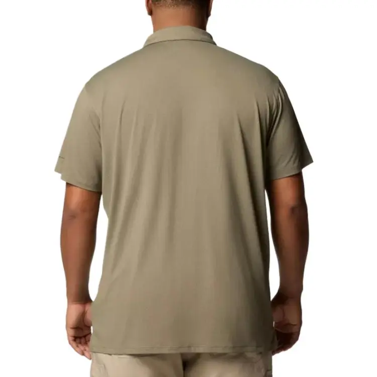 Columbia Tech Trail Utility Polo Shirt Men's Stone Green-1