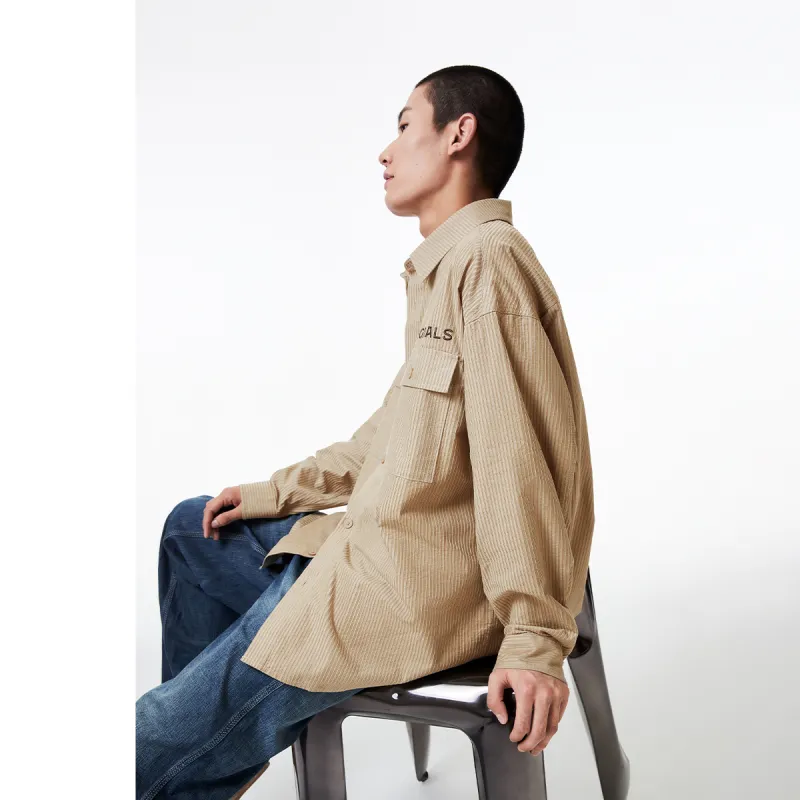 JACK JONES· Loose Fit Shirt Coat Men's-11