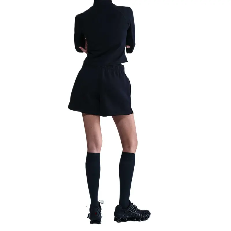 Nike Sportswear Phoenix Fleece Casual Shorts Women's Black-4