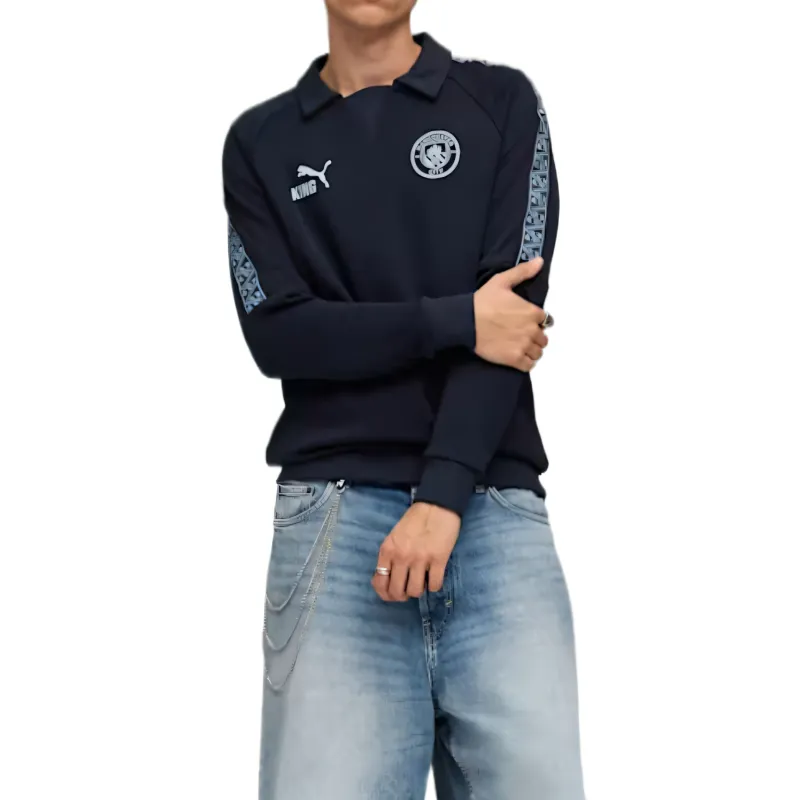 PUMA Manchester City Manchester City Sweatshirt Men's Marine Blue-4