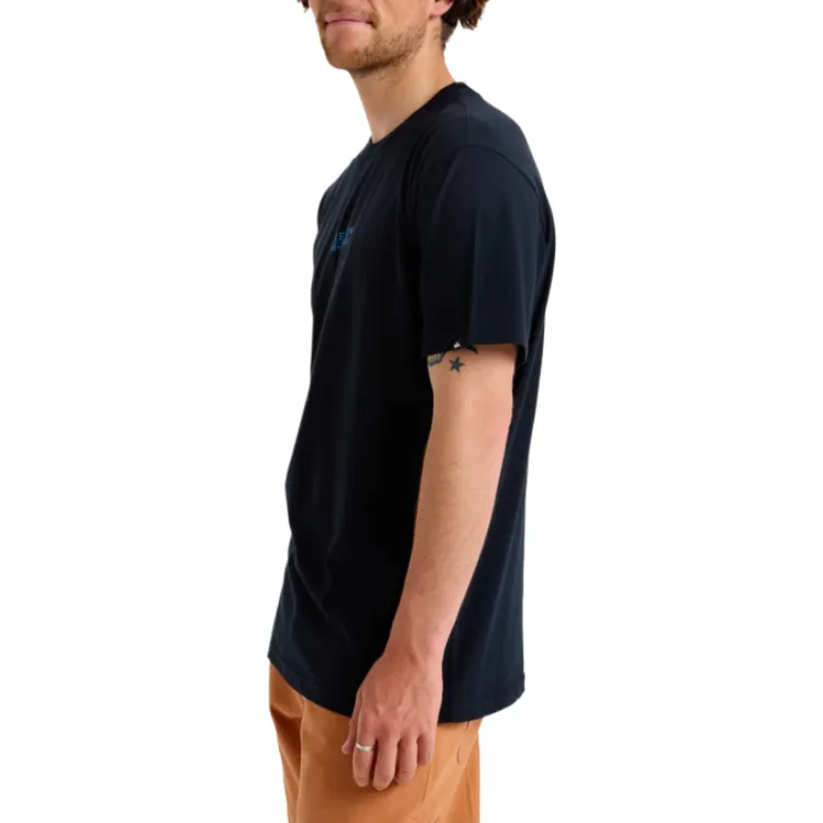 Quiksilver T Shirts Men Black KVJ0-2
