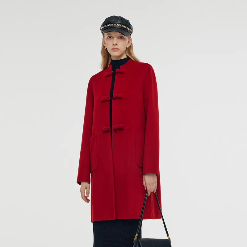 GOELIA Coats Women's Pepper Red-3