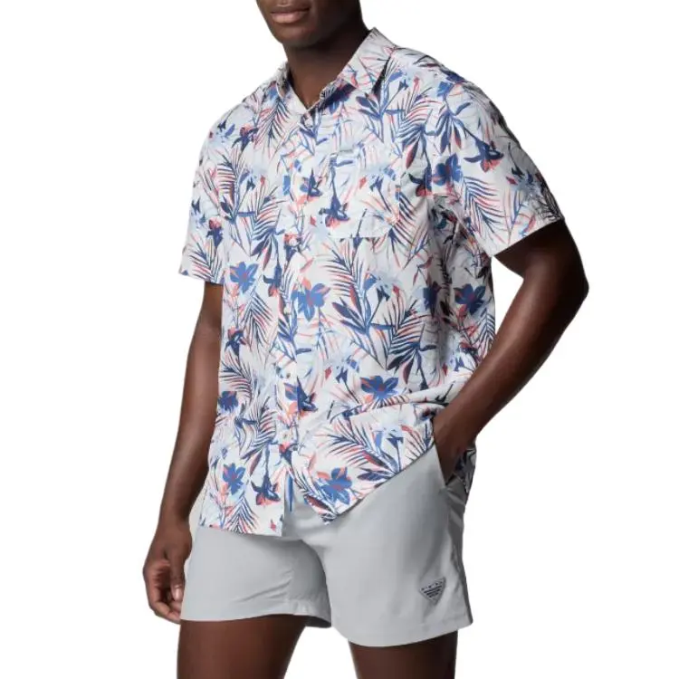 Columbia PFG Super Slack Tide Shirt Men's White-2