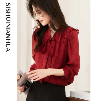 Like The Age Of Water Fall Shirt Regular Women's Red