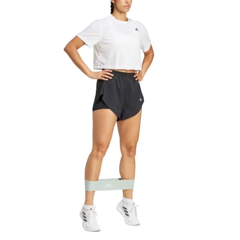 Adidas ESSENTIALSClimacool Drop Shoulder Sleeve T Shirt Women's White-3