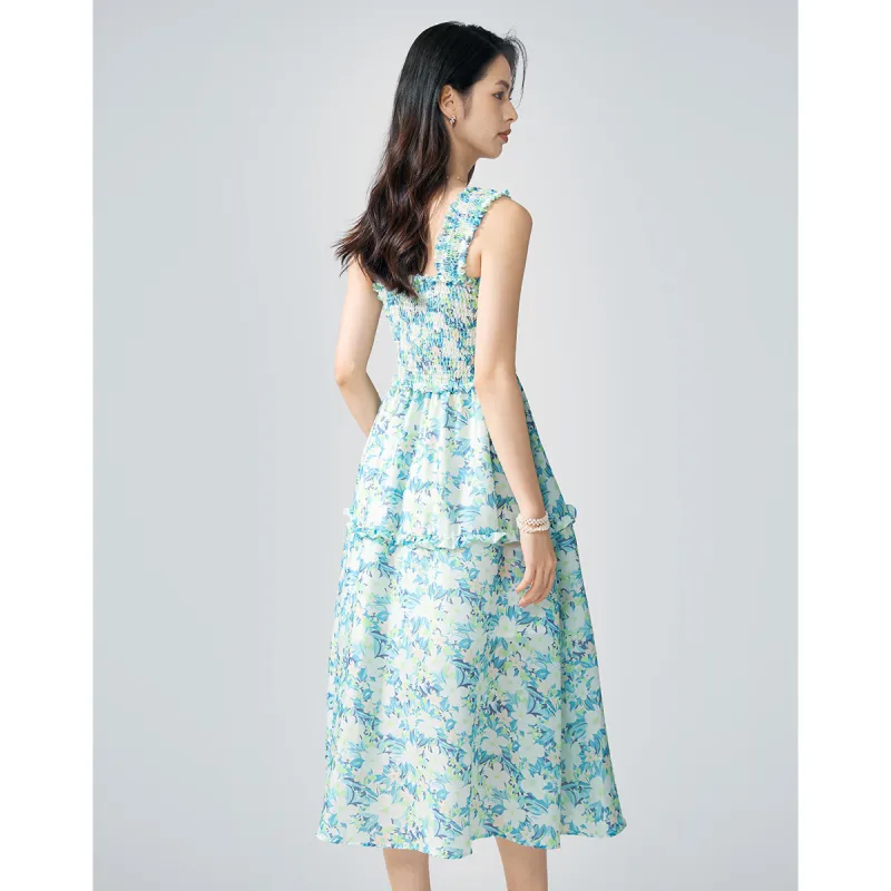 Love Elaine Summer Slip Dress Women's Green-7