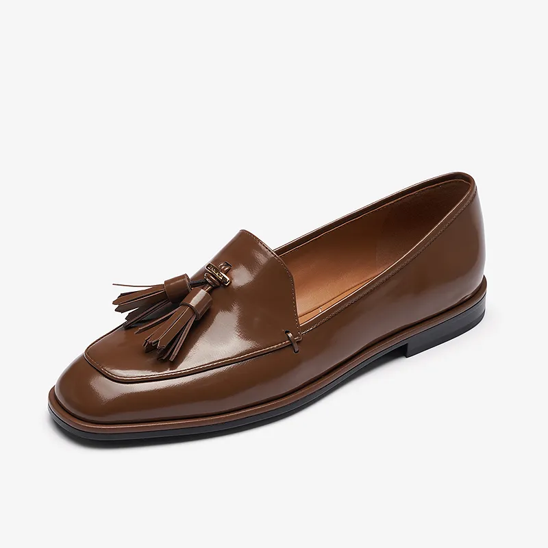 LE SAUNDA Loafers Women's Brown/Black-1