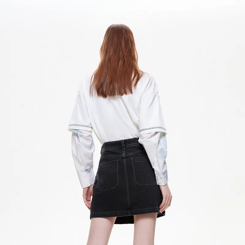 ONLY Denim Short Skirts Women's-4