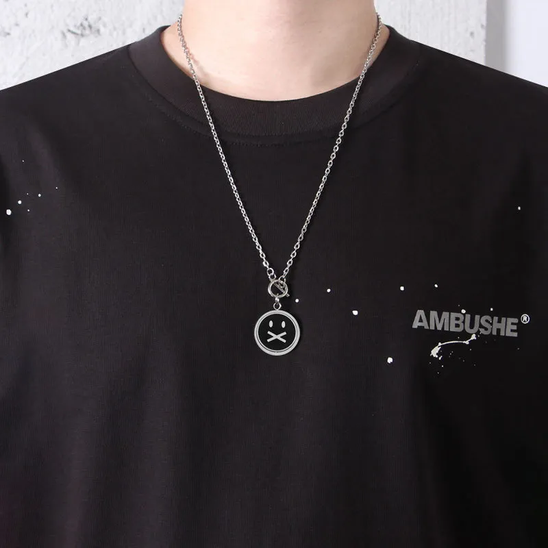 CRUISO Titanium Steel Necklaces Unisex-2