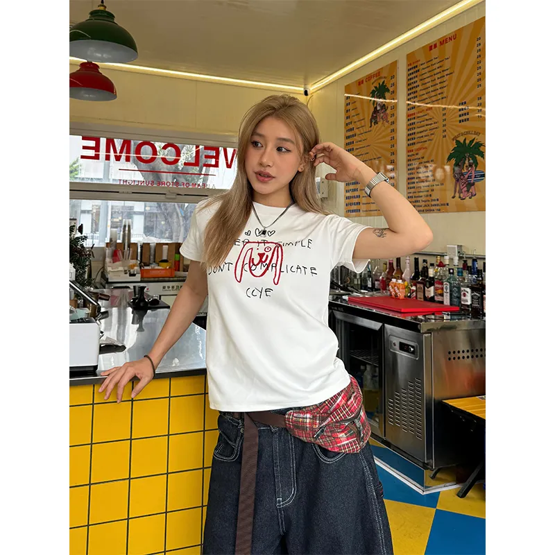 CHUANCHUANYEJIA T Shirt Women's-2