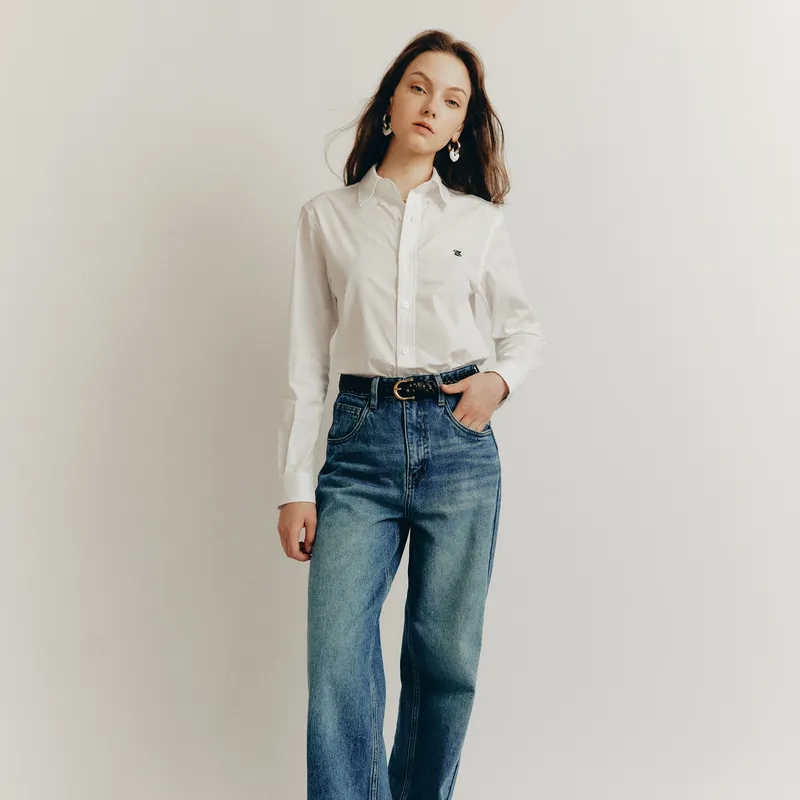 E.land Jeans Women's Denim 55Indigo-3