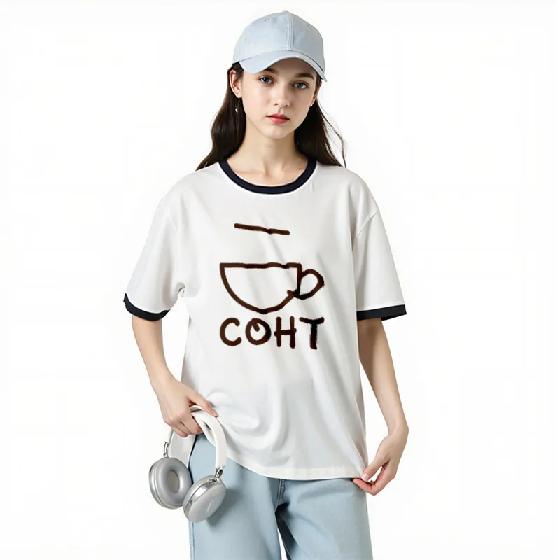 FAIRWHALE Drop Shoulder Sleeve T Shirt Women's-3