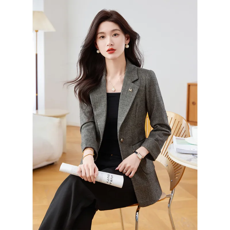 Mylan Business Suit Women's Gray-1