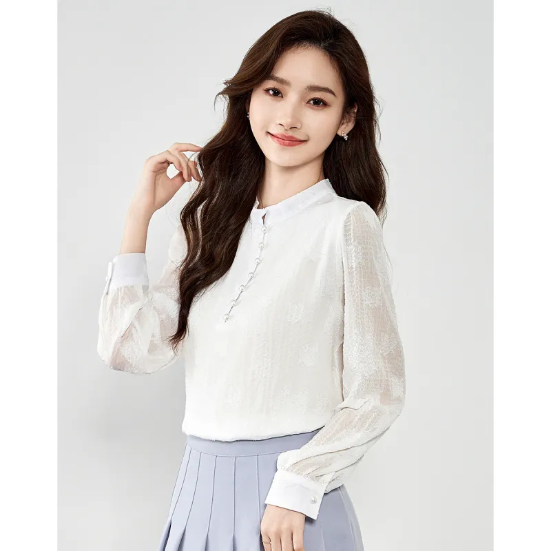 Love Elaine Shirt Women's White-2