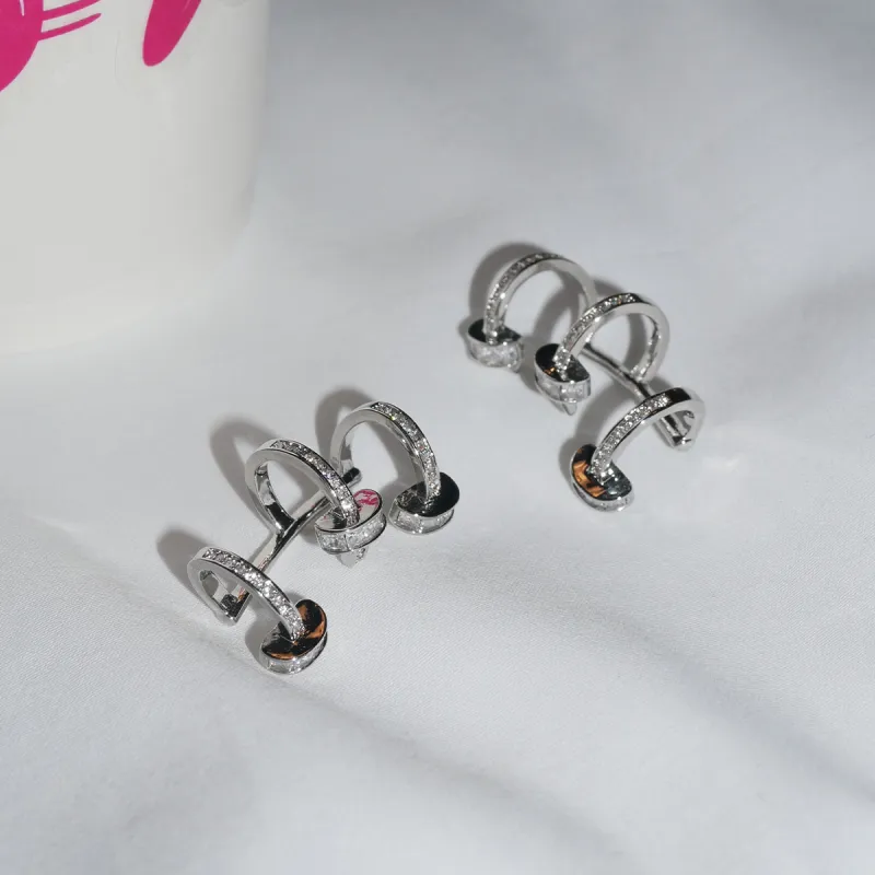 BOONEE ALUS Alloy Clip On Earrings Women's-3