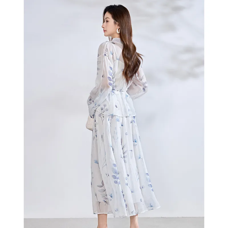Love Elaine Skirt Set Women's White-3