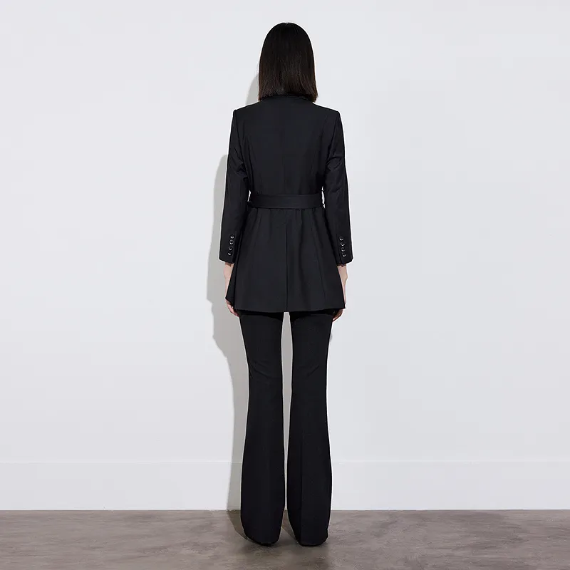 IDPAN Cropped Coats Women's Black-4