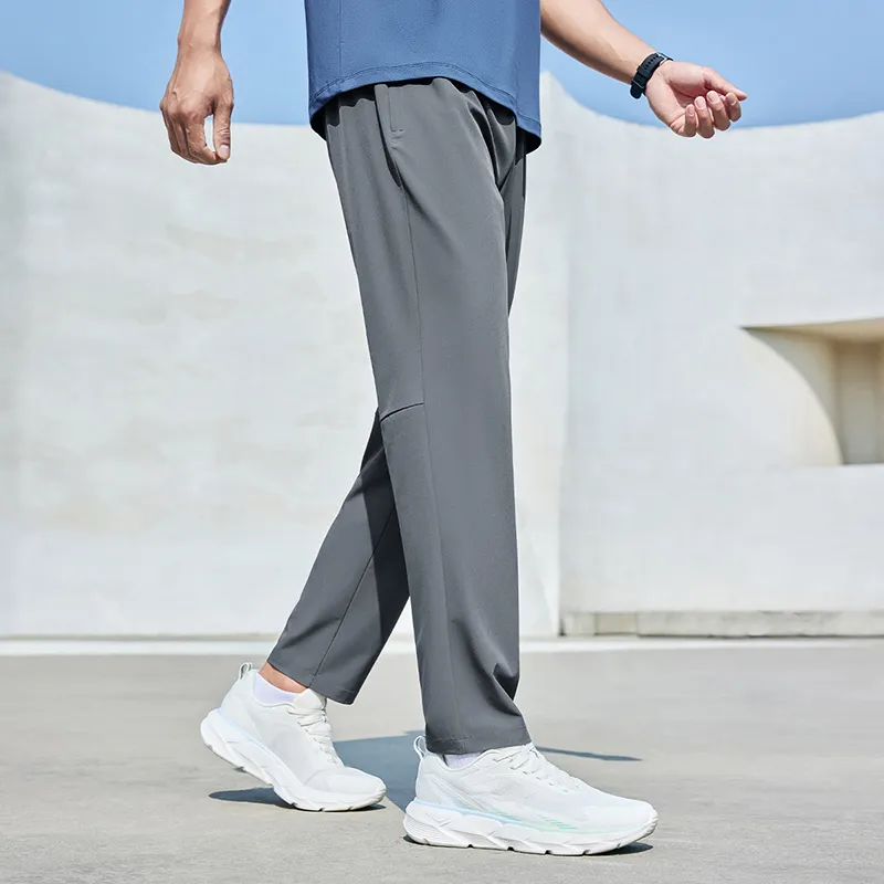 XTEP Training Pants Casual Pants Men's Pearl Gray-4