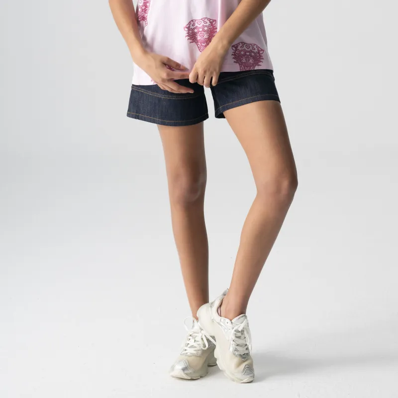 TCH Casual Shorts Women's Denim Blue-3
