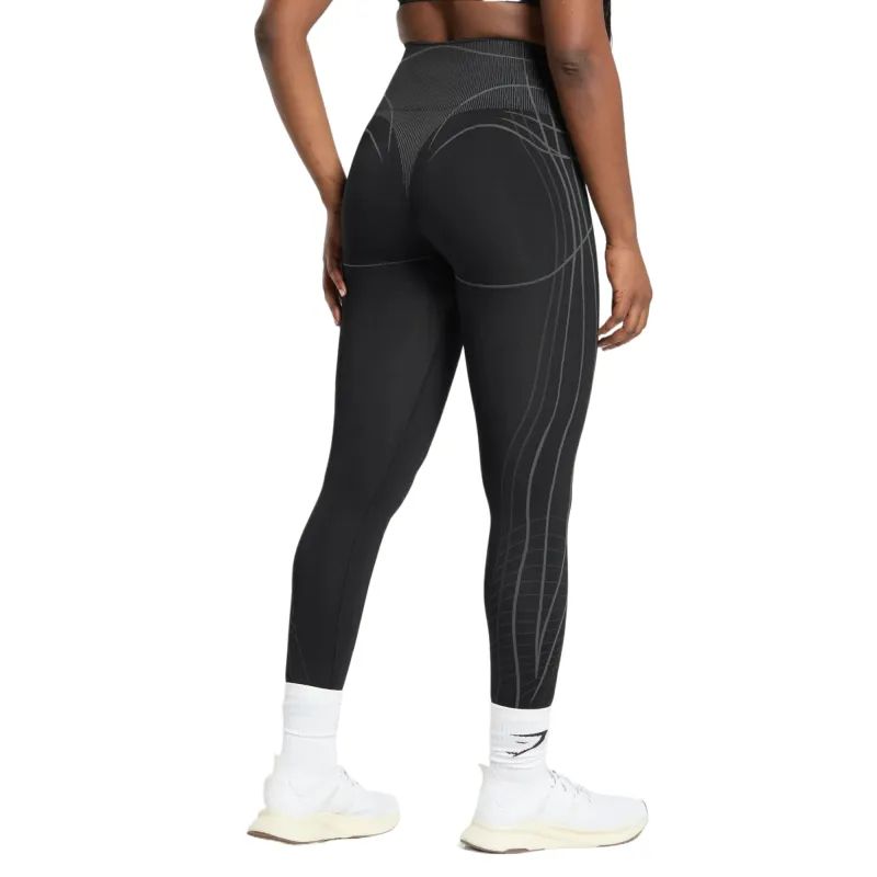 GYMSHARK Yoga Pants Women's Black-1