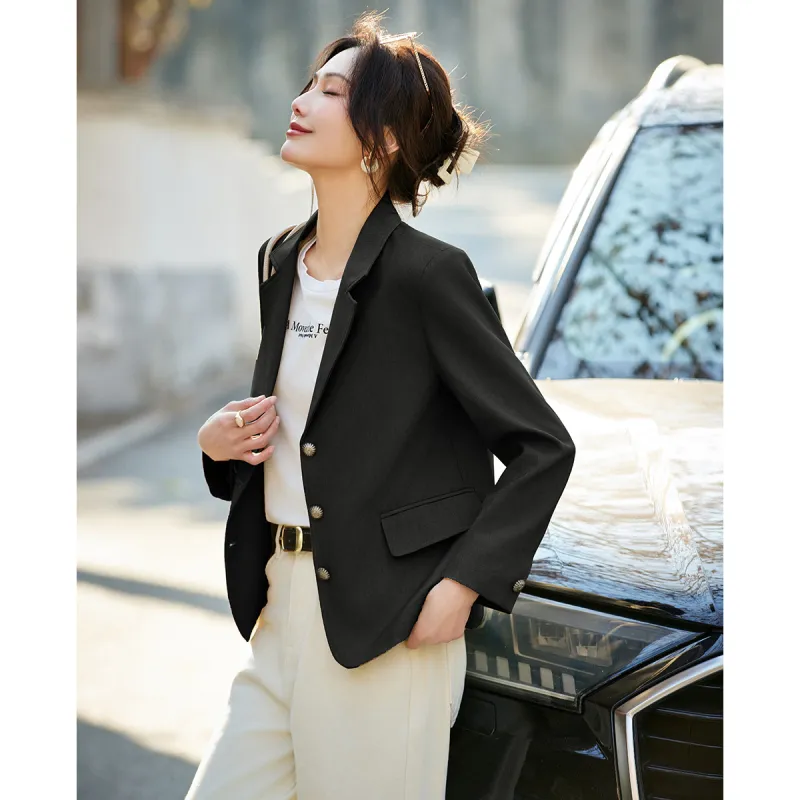 TERRE BLEUE Spring Fall Business Suit Loose Fit Women's-1