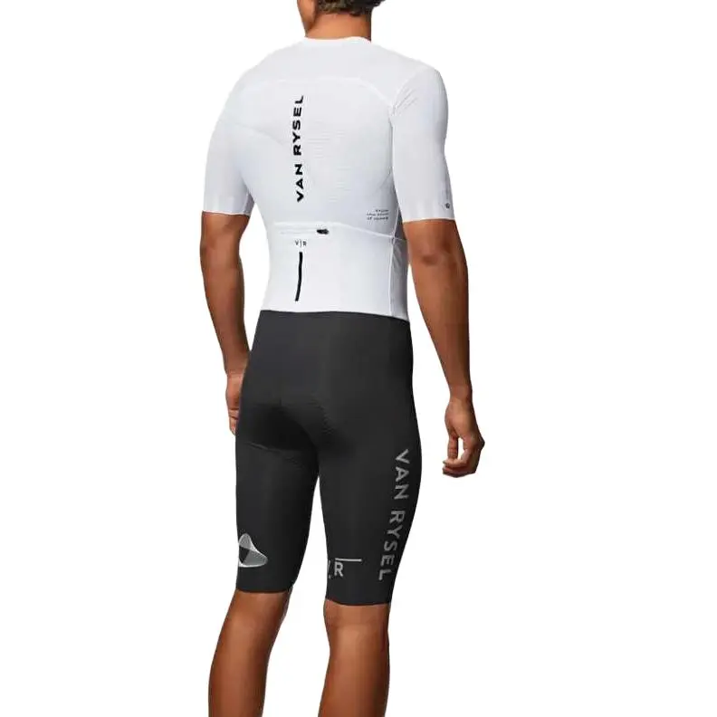 DECATHLON Cycling Clothing Men's Smoky Black/Snow-1