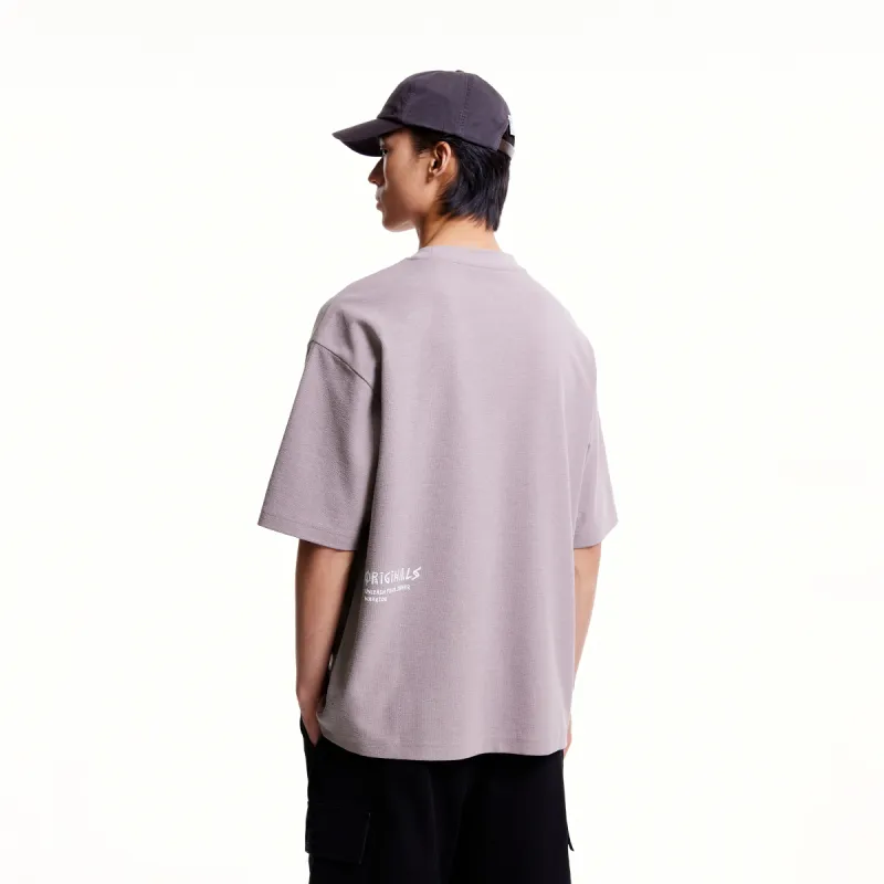 JACK&JONES T Shirts Unisex C16 Gray Purple-4