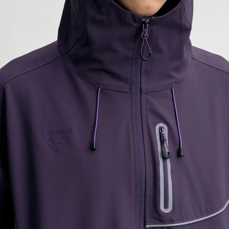 MYSAMESAME Water Resistant Windbreaker Jacket Unisex-4