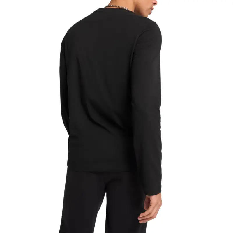PUMA Camiseta De Manga Larga Para Hombre Logotipo Essentials No. 1-2