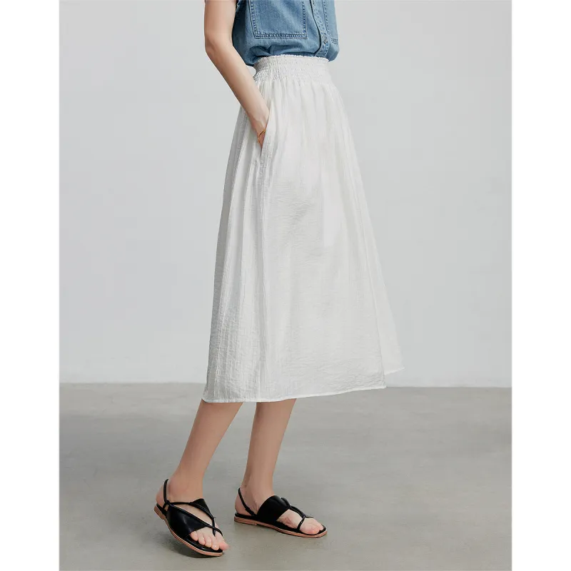 Initial Language Casual Long Skirts Women's-8