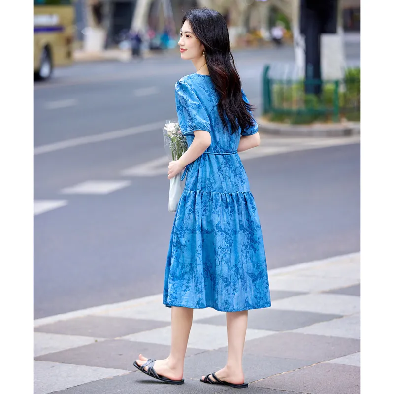 Still Quiet Short Sleeved Dress Women's-6