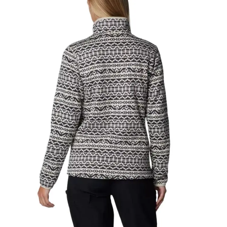 Columbia Sweater Weather Printed Full Zip Jacket Jacket Women's Black-1